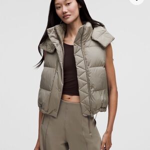 Wunder Puff Vest Warm Ash Grey